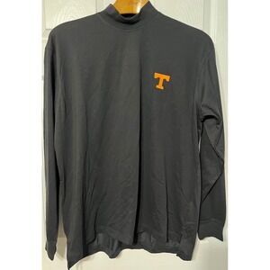 NWT Cutter &‎ Buck Tennessee Volunteers NCAA Long Sleeve Mock Neck Black Shirt